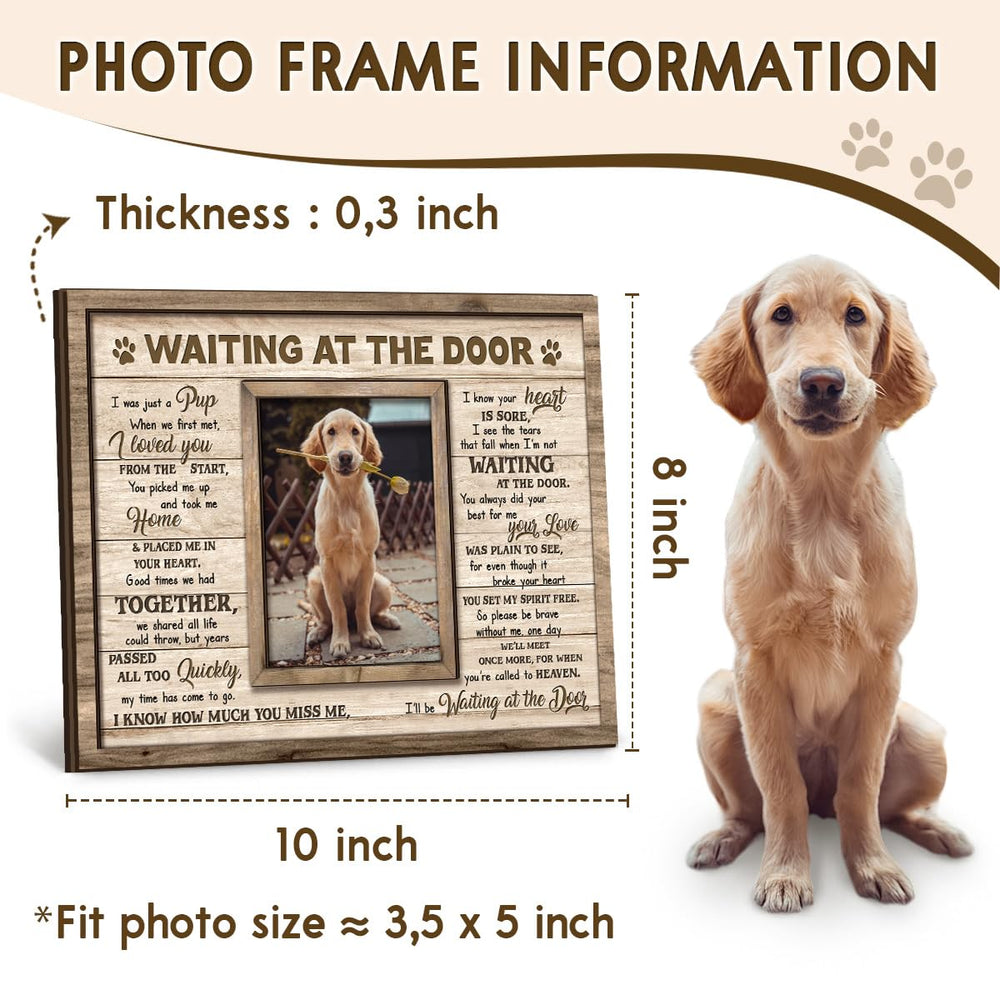 Kilyhome memorial frame photo opening fits 3.5x5 inch photos for memories
