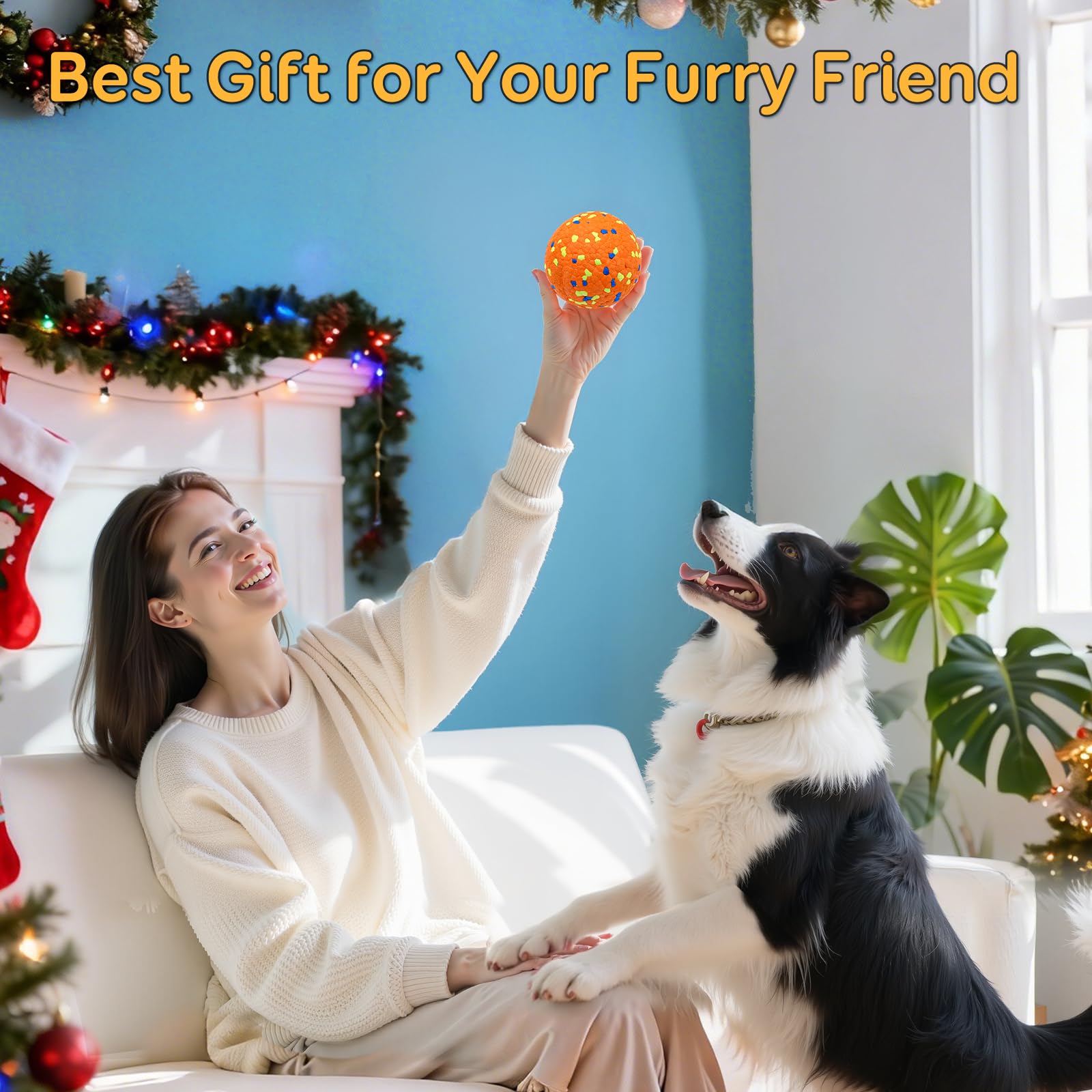 Kimee dog balls easy-clean rinse for quick drying.
