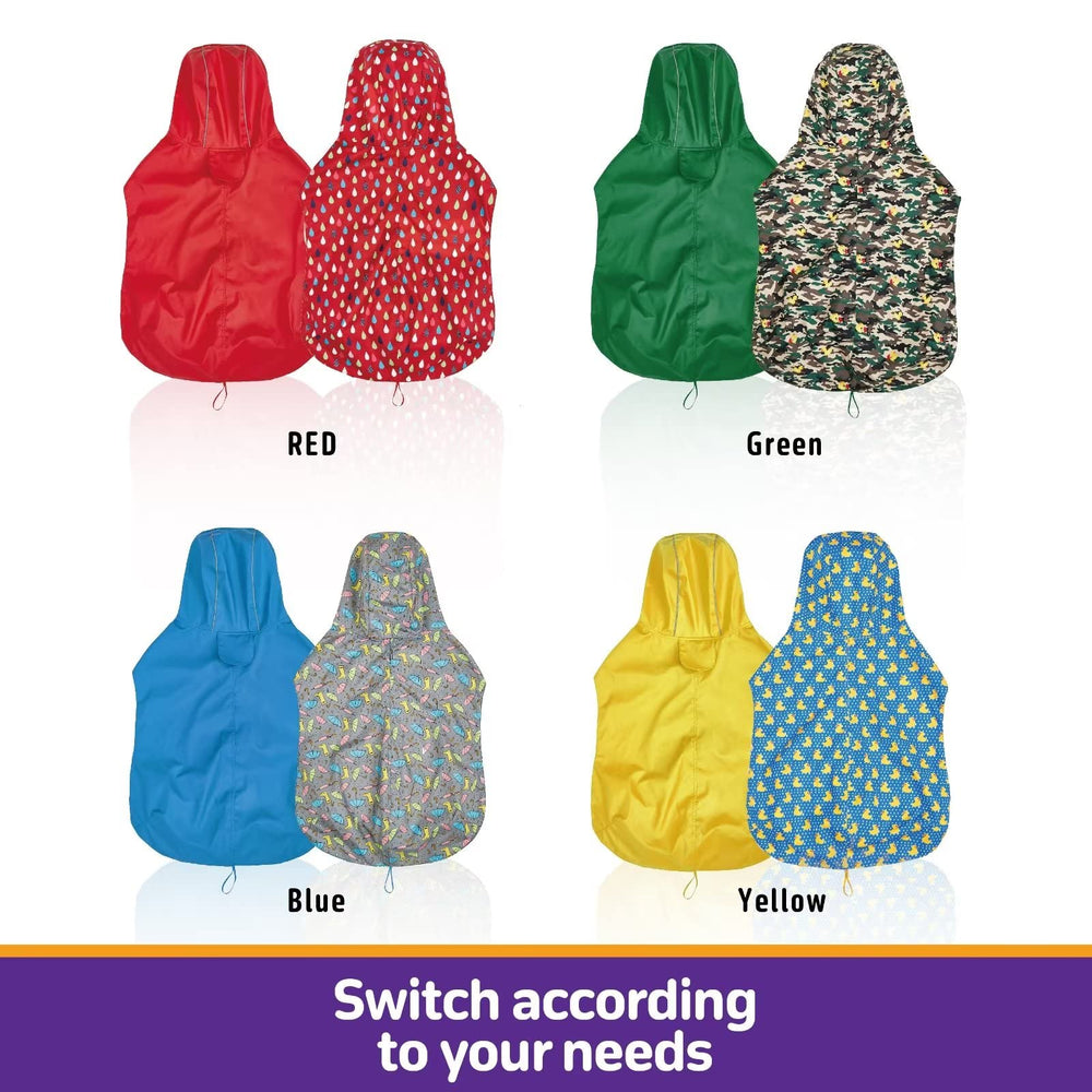 Kimee hooded raincoat size chart guide helps choose the right fit