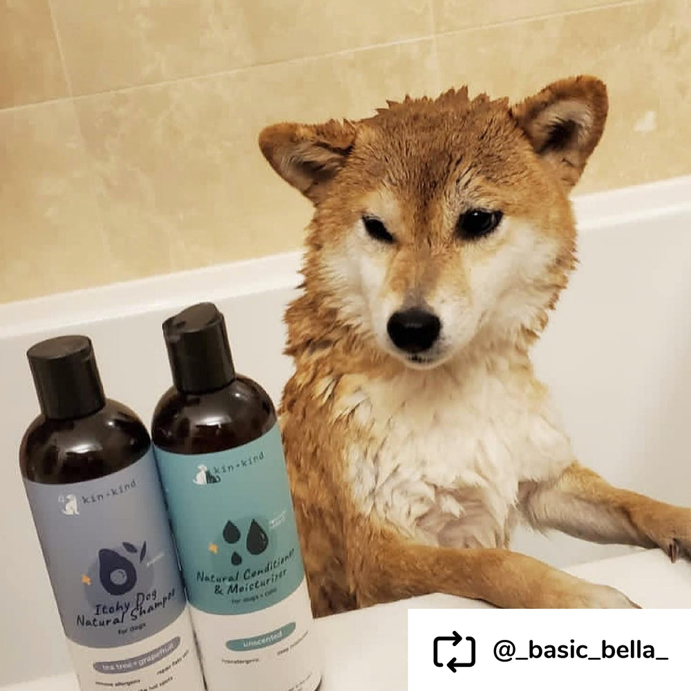 Kin-kind Leaping Bunny certification badge indicating cruelty-free status.