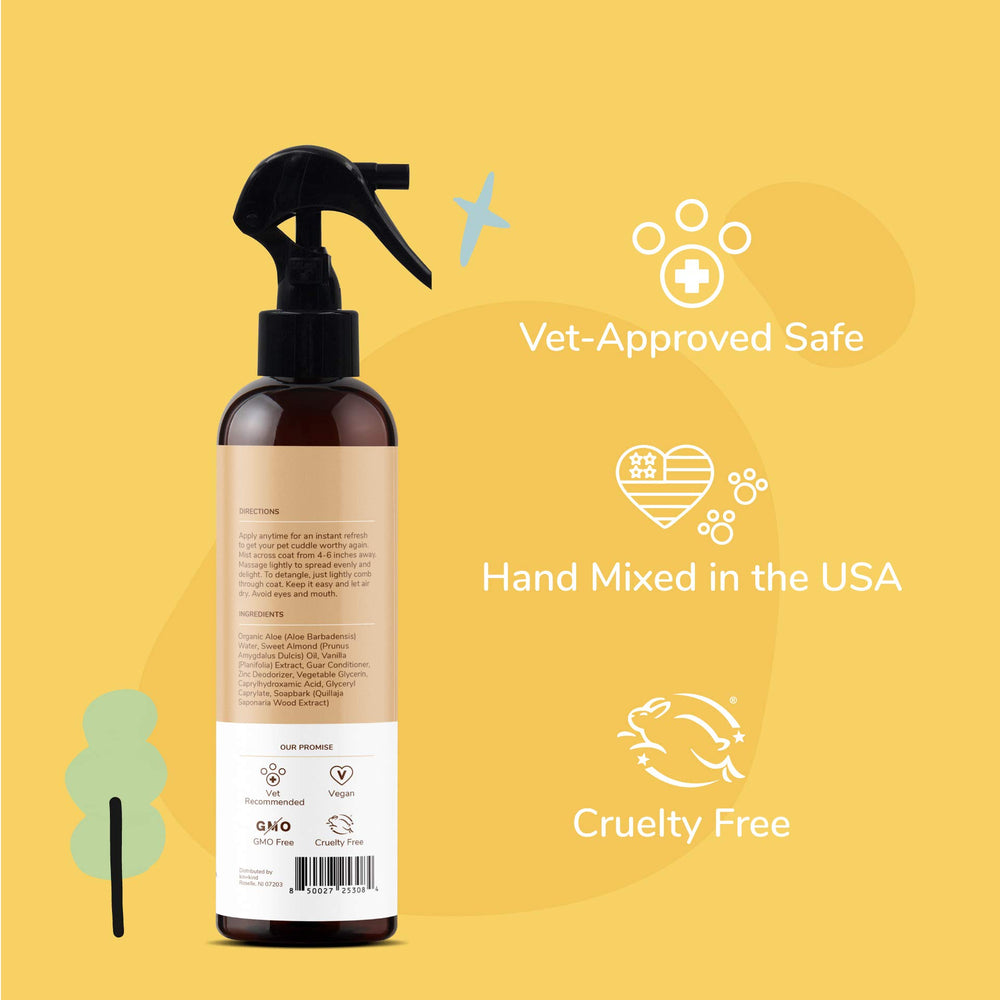 kin-kind spray bottle being dispensed for easy application
