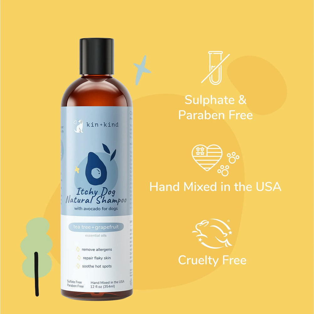 Kin-kind USDA Biobased and cruelty-free label on the packaging.