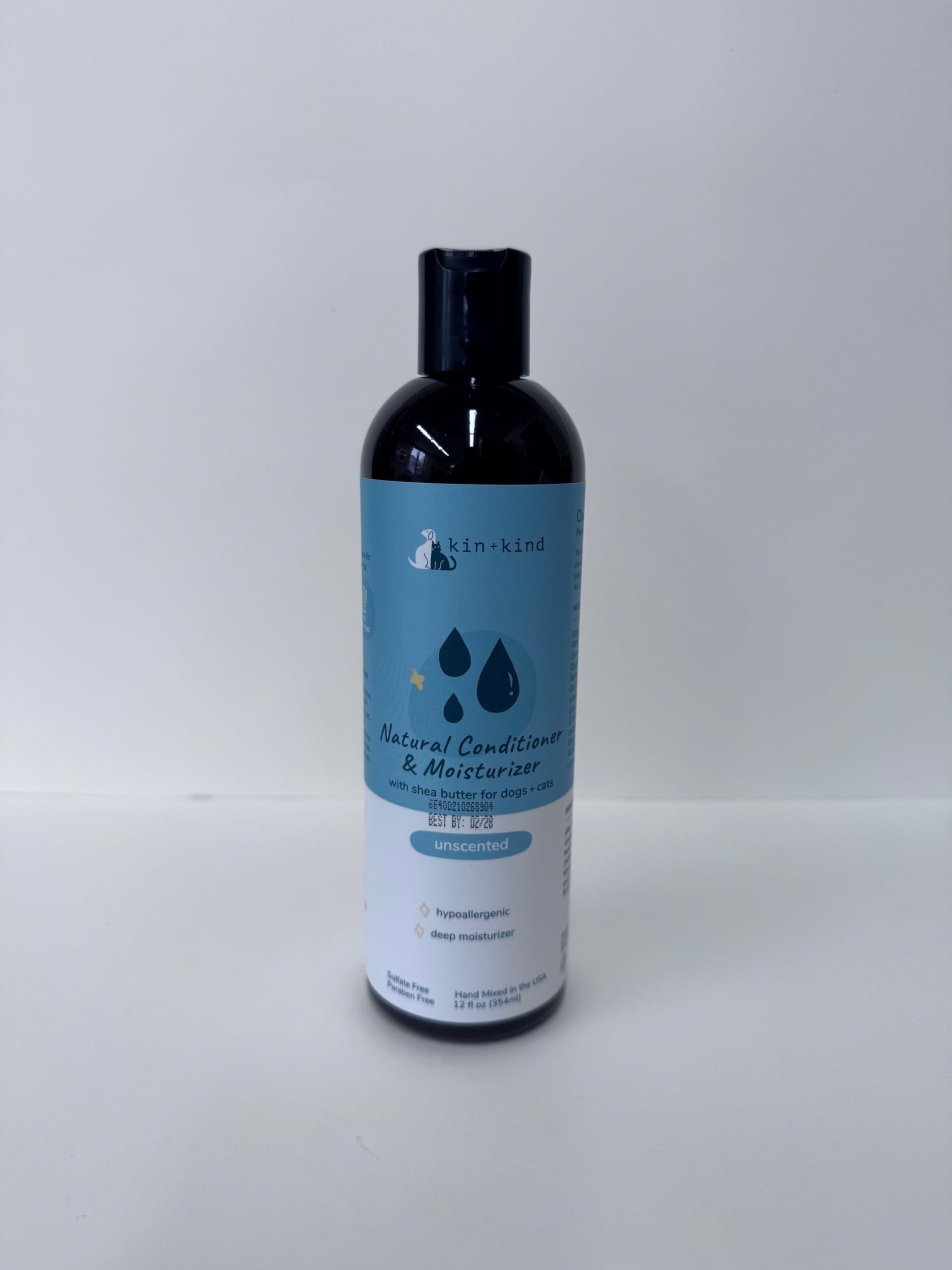 Kin-kind bottle featuring Made in USA badge for trusted manufacturing