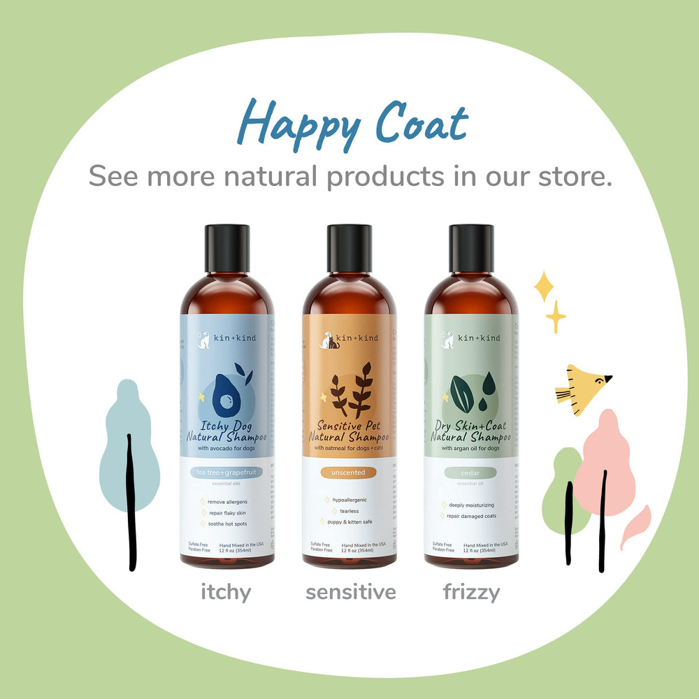 Kin-Kind Oatmeal Shampoo made-usa scene showcases USA-made care and attention.