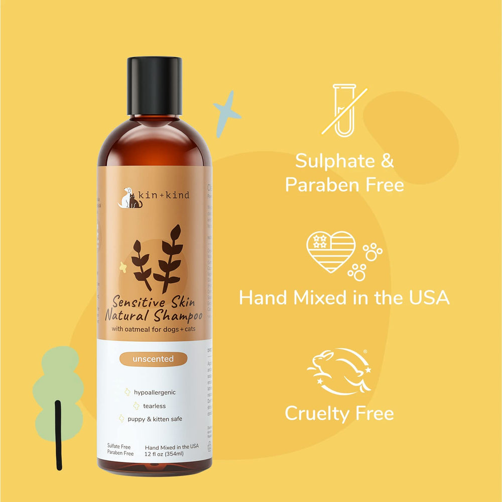 Kin-kind plant-based cleansers lifting dirt while staying gentle.