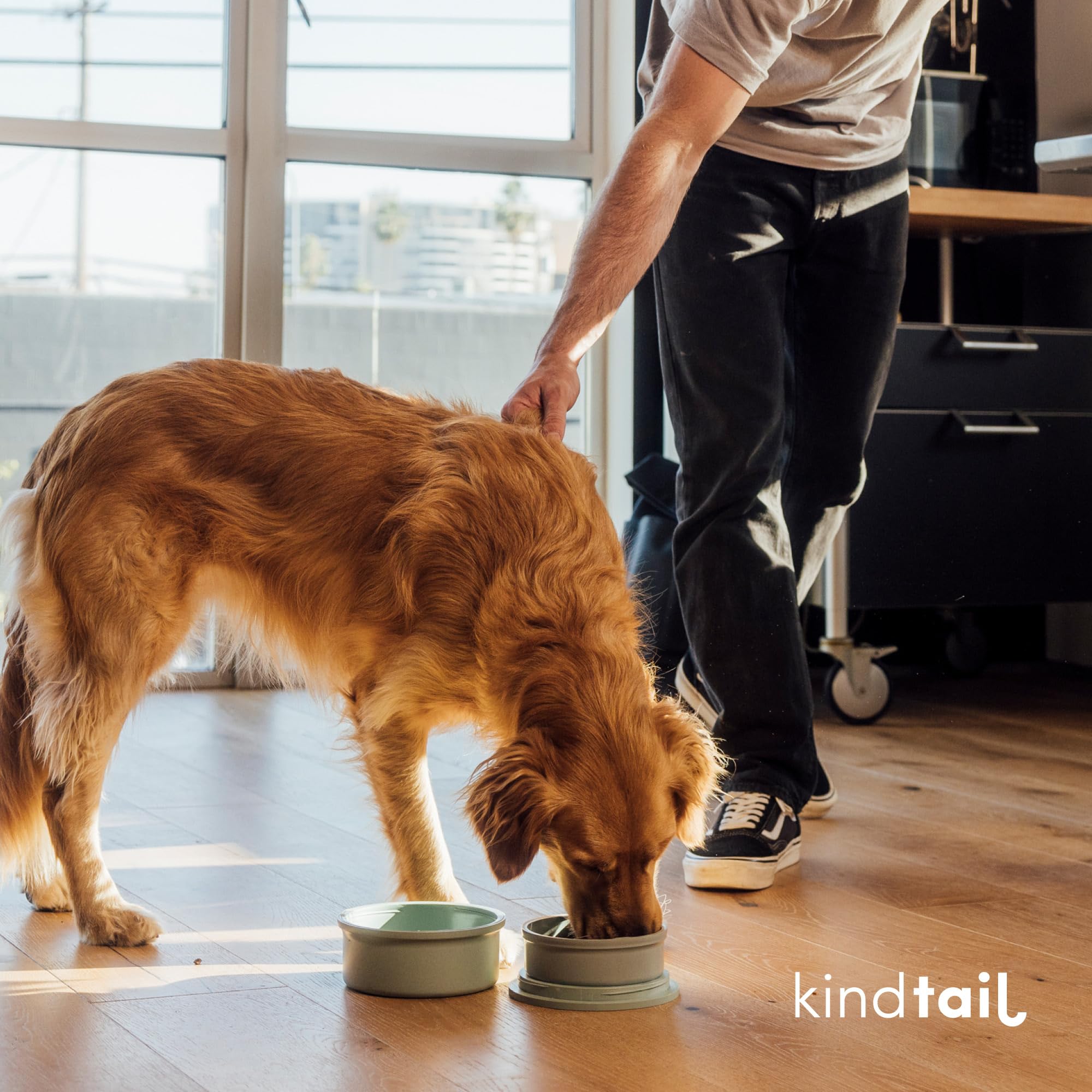 KindTail dishwasher-safe bowls for easy cleaning after adventures