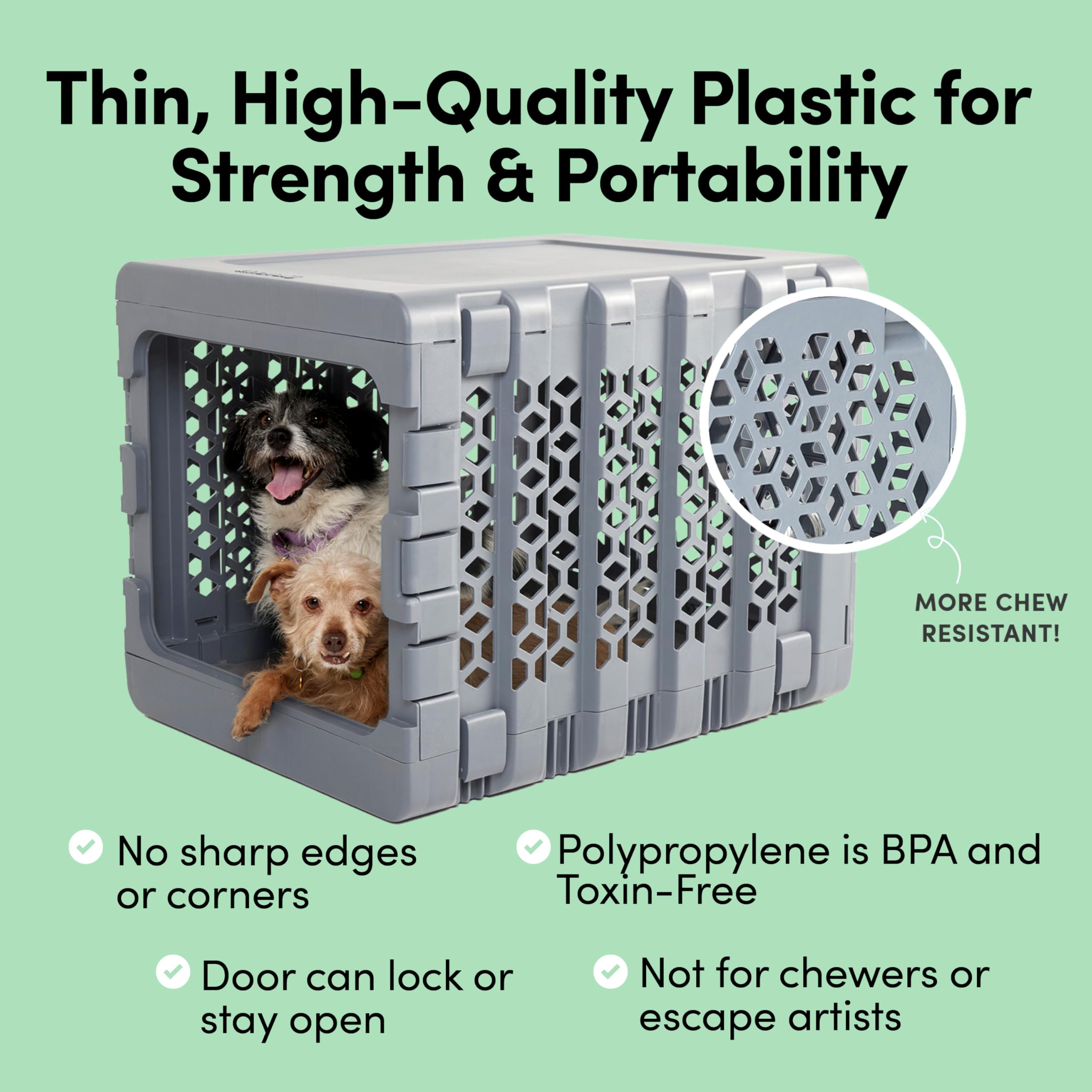 KindTail PAWD travel-compact setup for moving the crate between rooms.