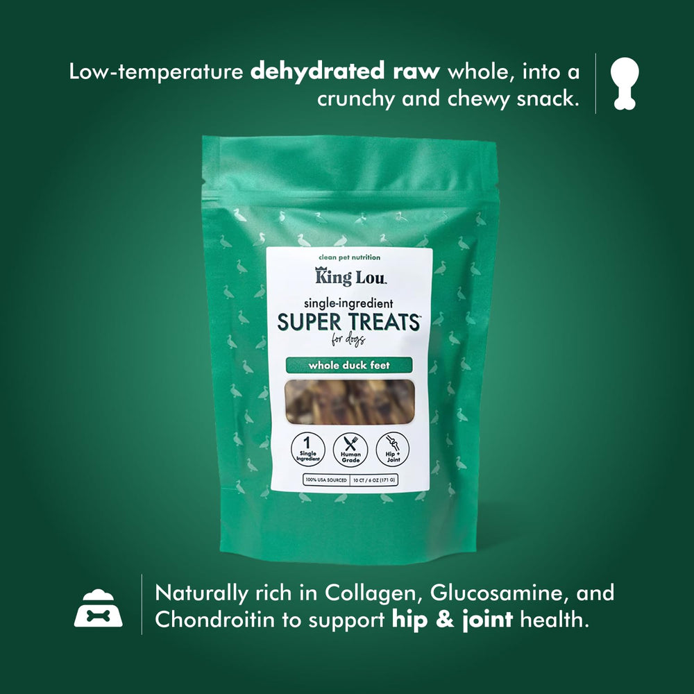 King Lou collagen glucosamine chondroitin duck feet—nutrient blend for hip and joint support.
