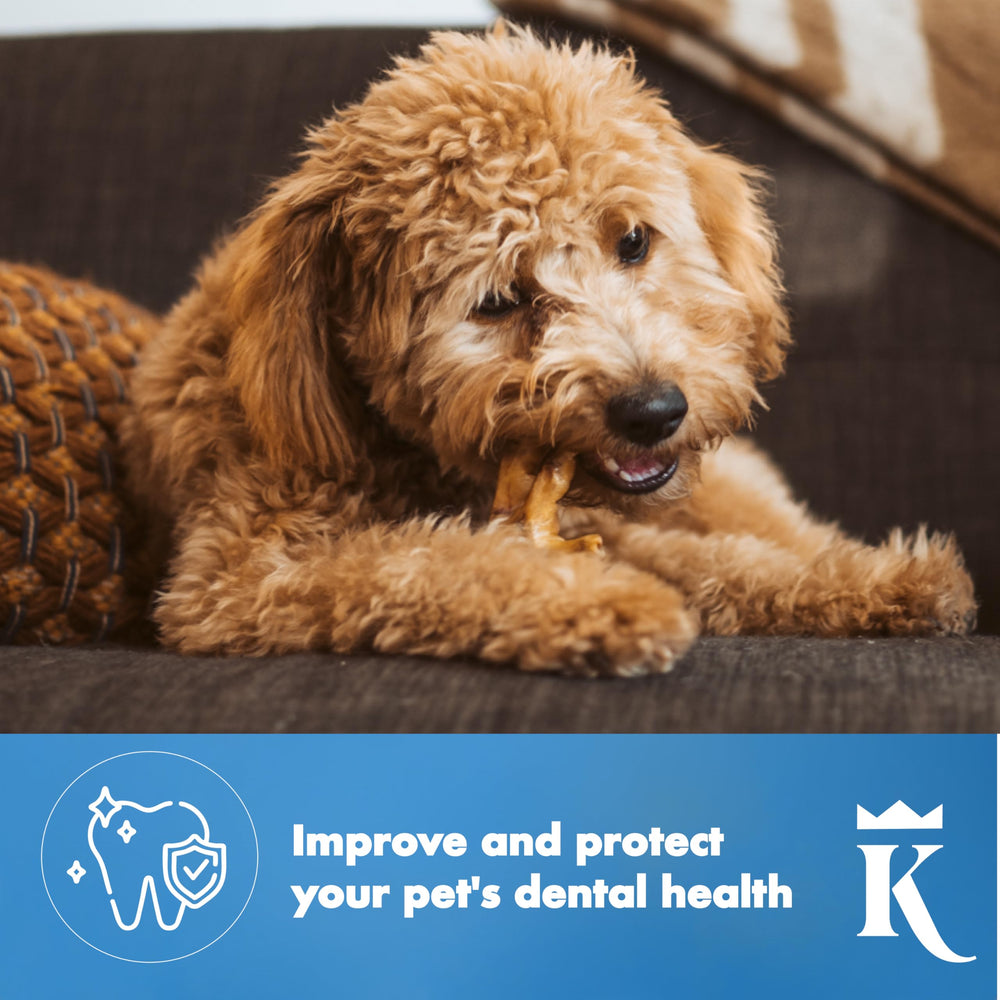 King Lou Pets USA-made label highlights quality and single-ingredient care.