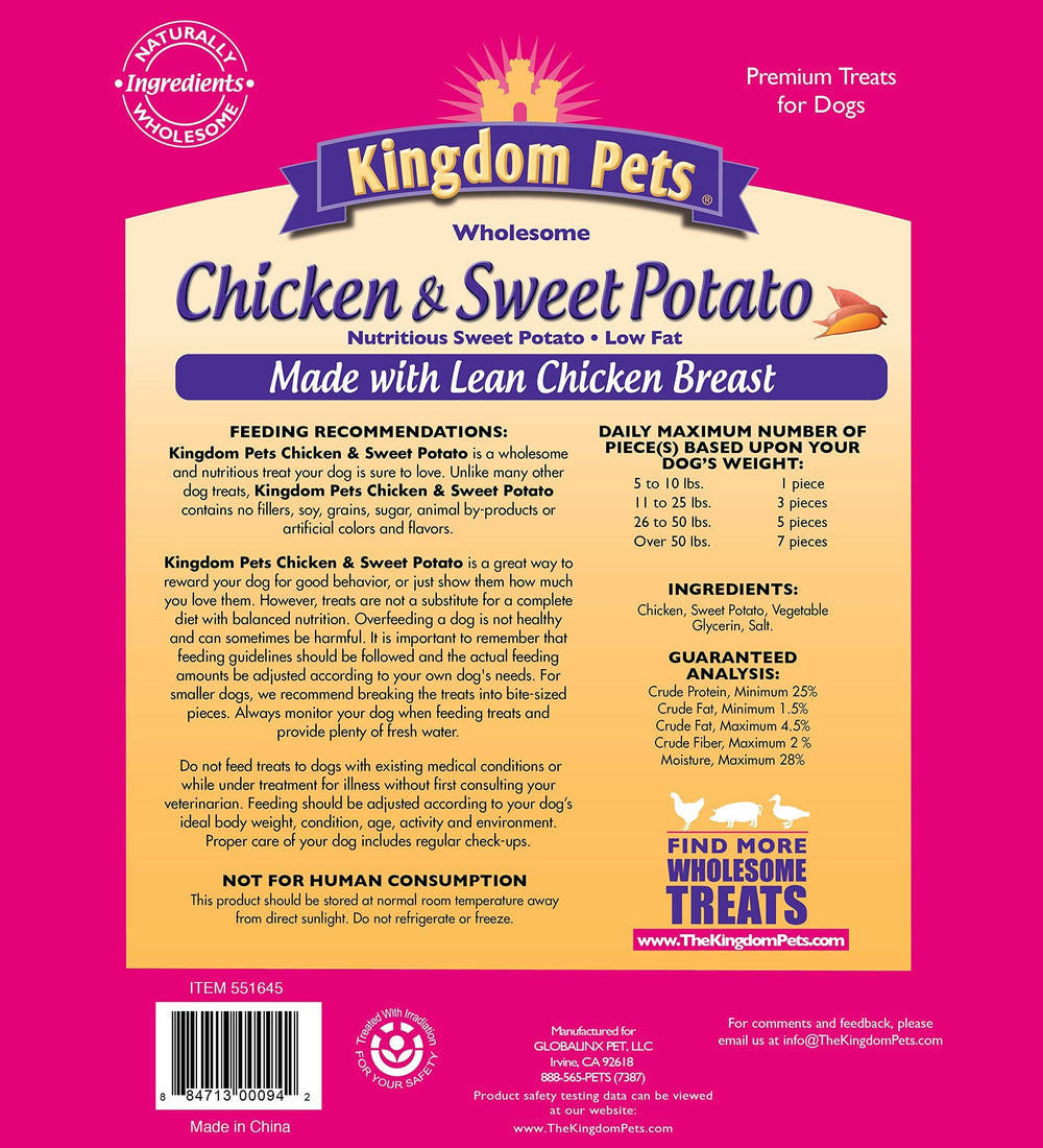Kingdom Pets training-ready jerky pieces easy to break for all dog sizes.