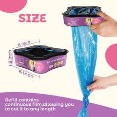 Kingly durable, leak-proof refill bags with reinforced seams.
