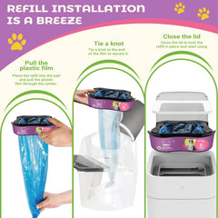 KINGLY 28ft refill bag in XL Plus setup for large configurations.