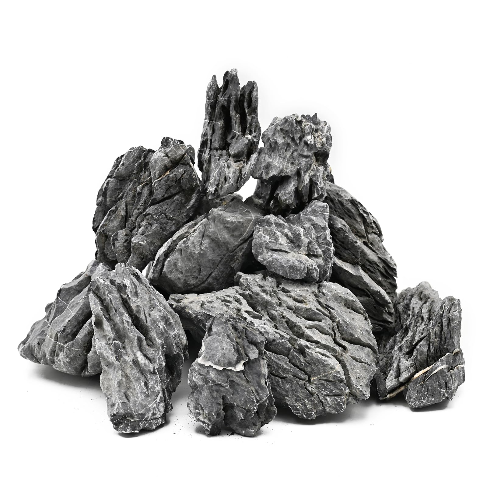 KINGRUI Dragon Stone 20lb packaging showcases natural stones for aquariums
