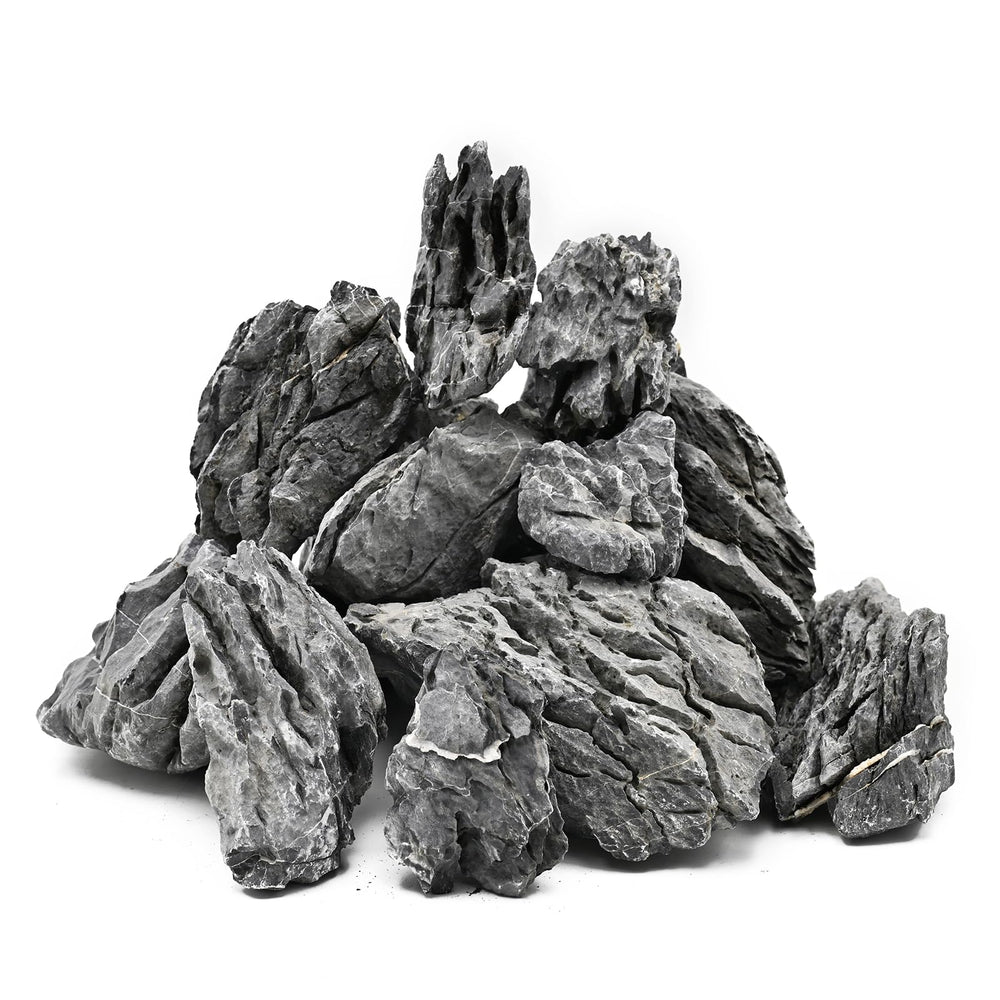 KINGRUI Dragon Stone 20lb packaging showcases natural stones for aquariums
