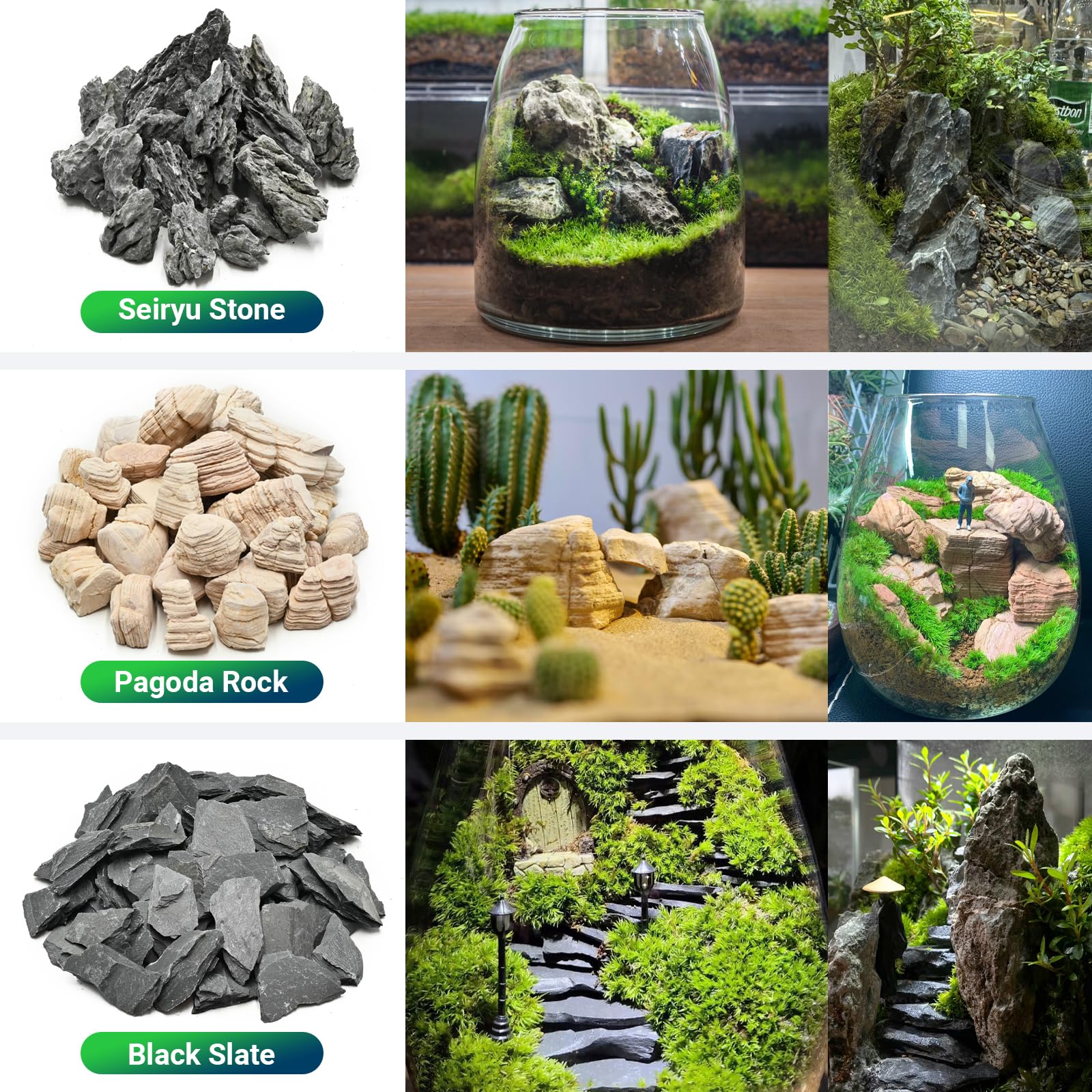 KINGRUI dragon stones are aquarium-safe and pH-neutral for freshwater setups.