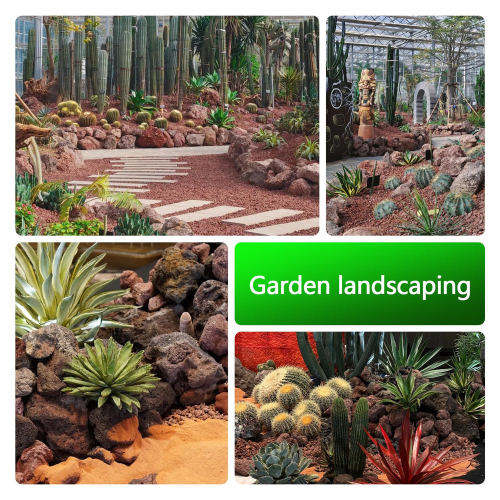 KINGRUI Reusable lava rocks offer eco friendly low maintenance décor.