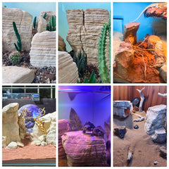 KINGRUI Pagoda Rocks versatile-arrangement support easy tank decor.