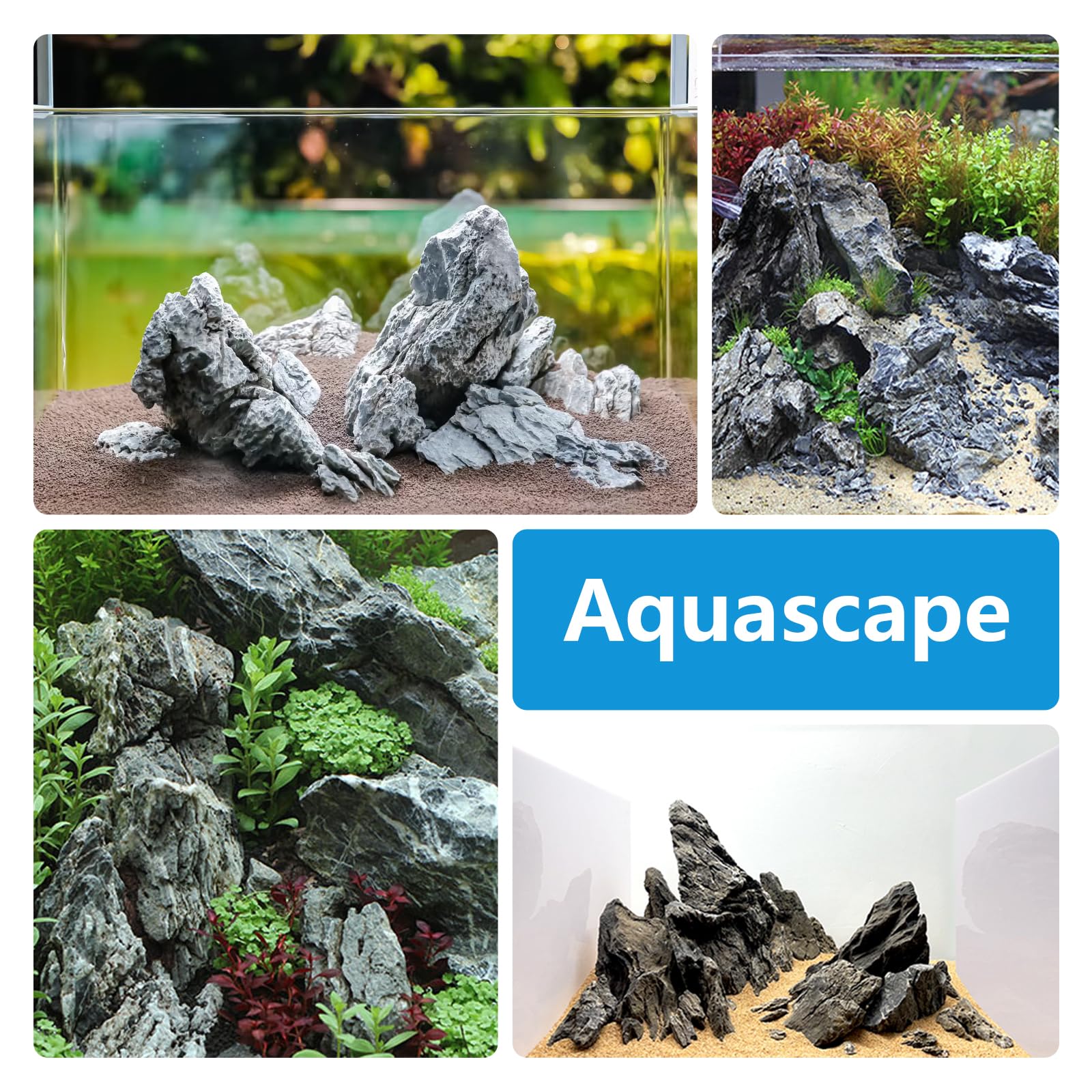 KINGRUI Seiryu rock arches create dramatic aquascapes
