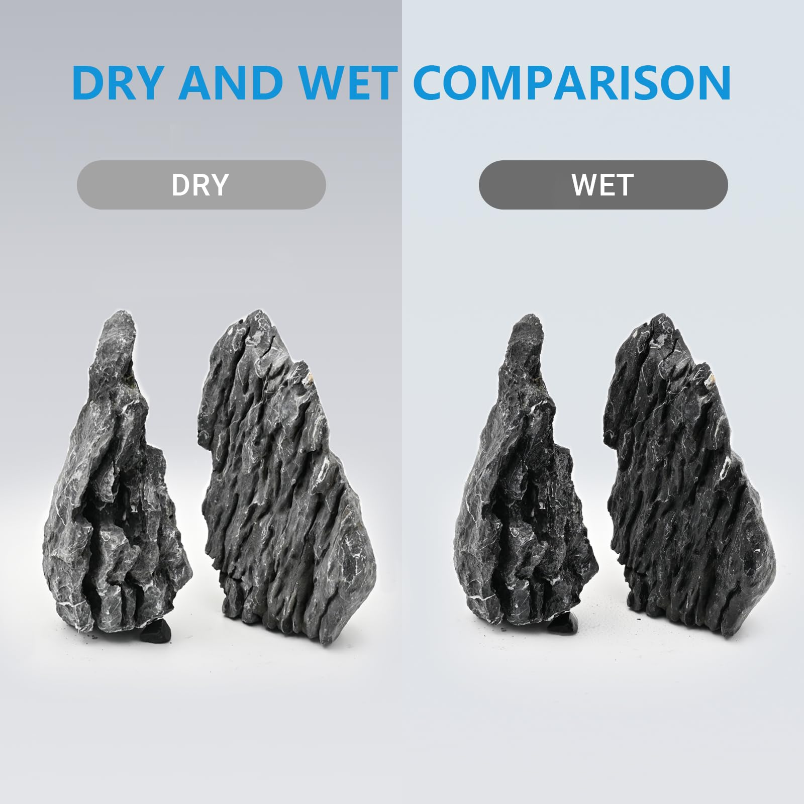 KINGRUI Seiryu rock maintains stable water chemistry for plants and animals.