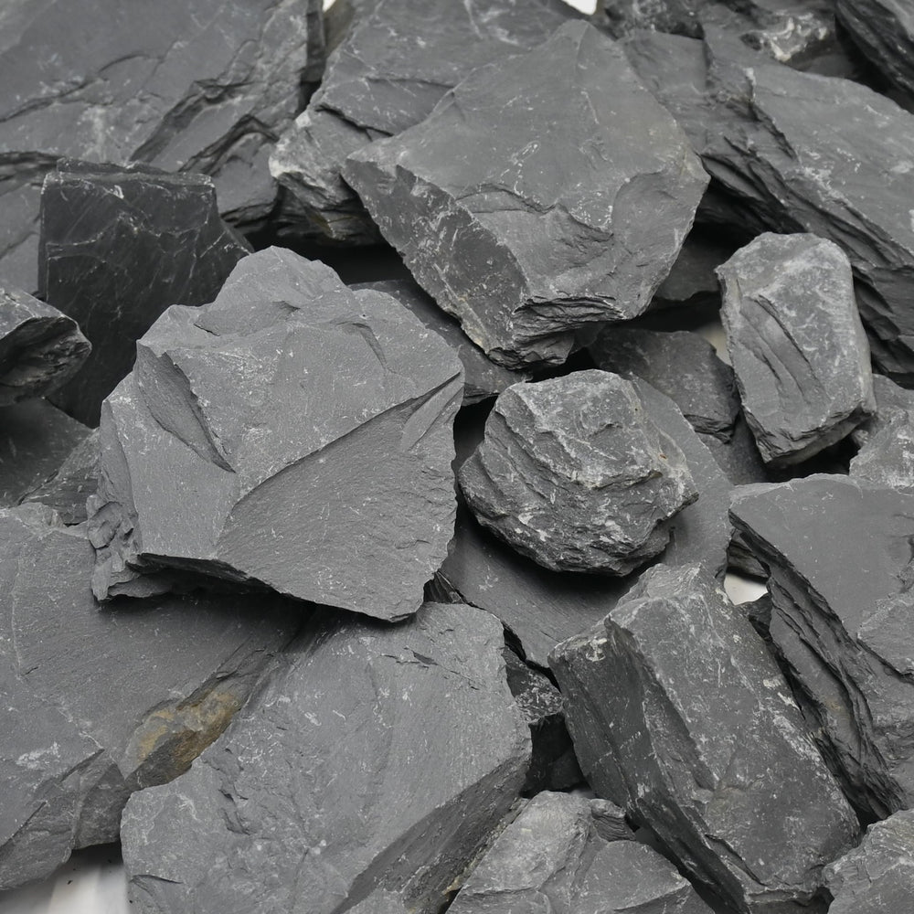 Kingrui 5lb slate rocks for caves and waterfalls in aquariums.