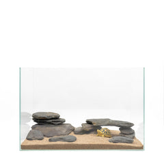 KingRUI slate rocks are PH-neutral and safe for aquatic life