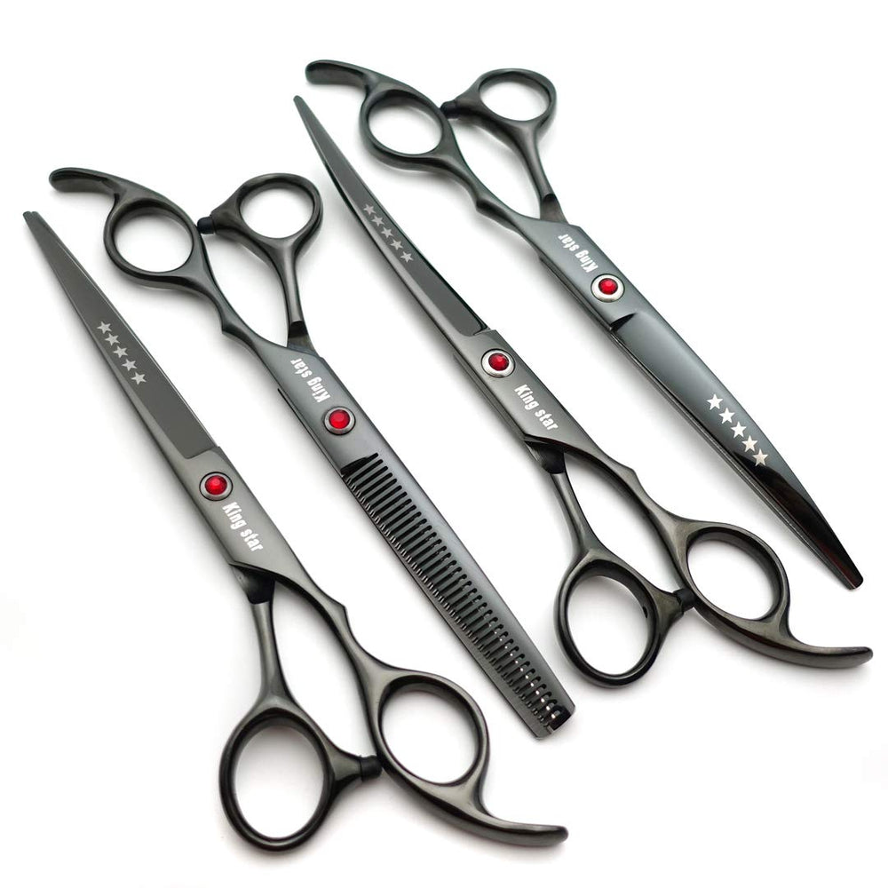 KingSTAR titanium blade close-up shows durable, corrosion-resistant steel.