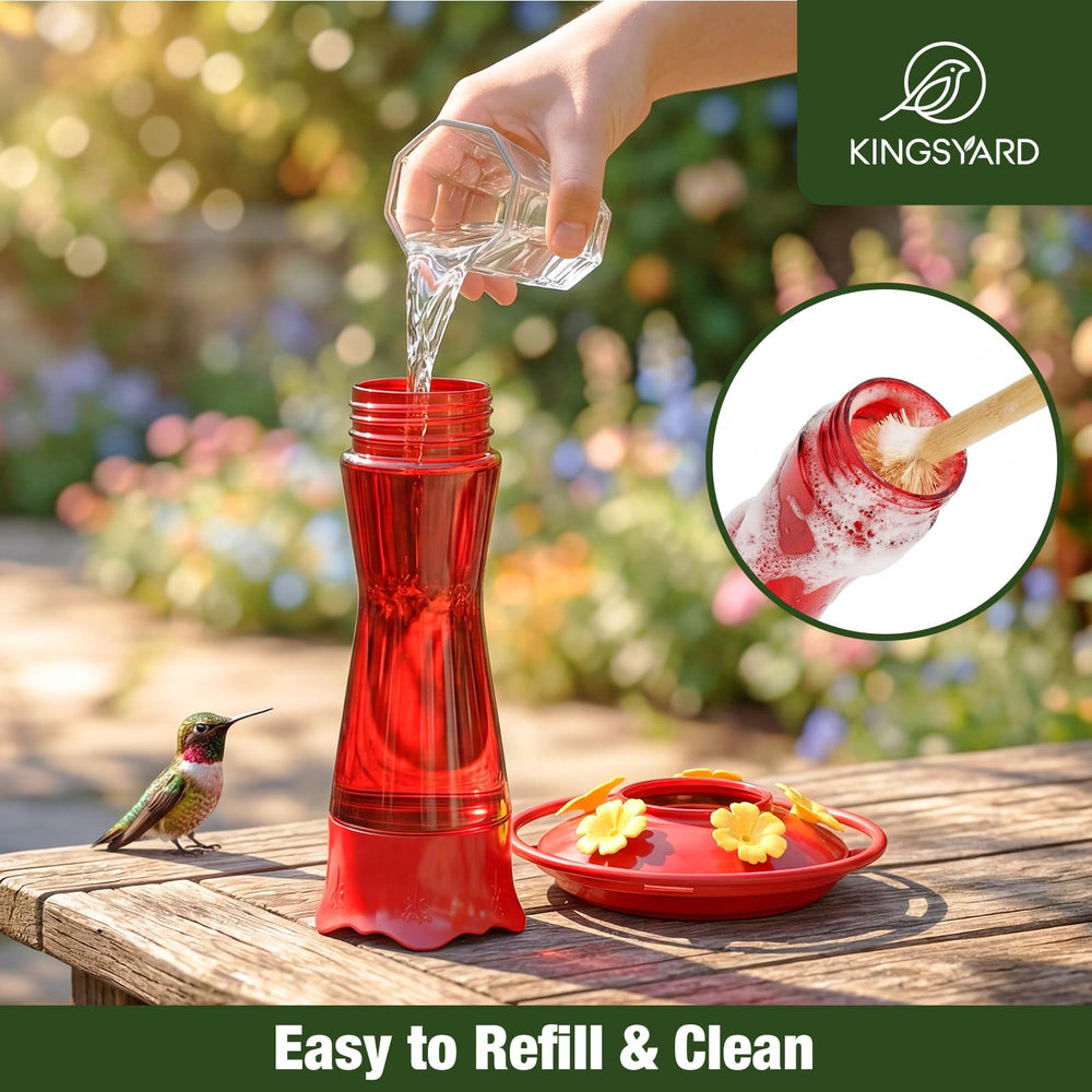 Kingsyard 360-degree perch supports natural feeding posture