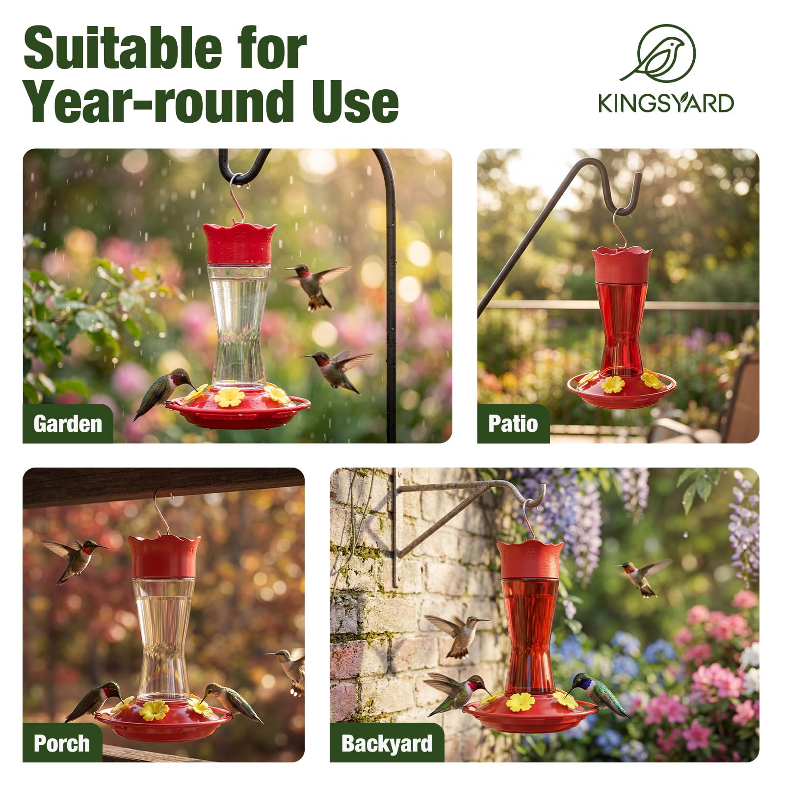 Kingsyard bee-proof ports keep nectar bees-free