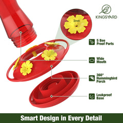 Kingsyard wide-mouth bottle for easy nectar filling