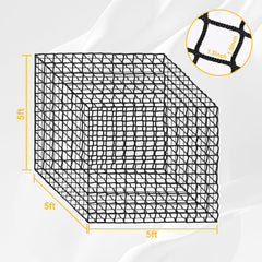 Close-up of Kingump one-and-a-half-inch mesh for controlled feeding