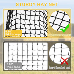 Repair tool included with Kingump hay net for maintenance