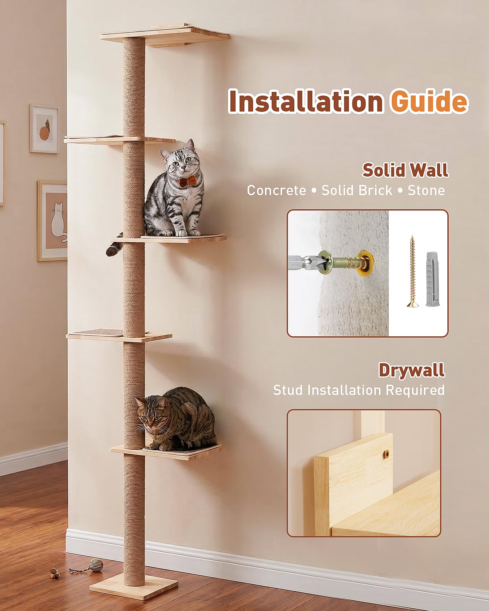 KinoTail top perch bed provides a large lounge for big cats.
