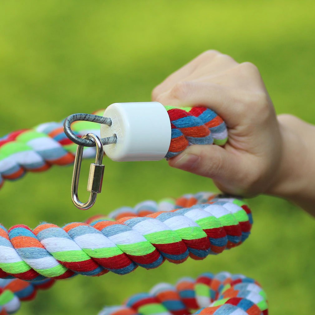 KINTOR bead cage toy in vivid colors stimulates exploration for parrots