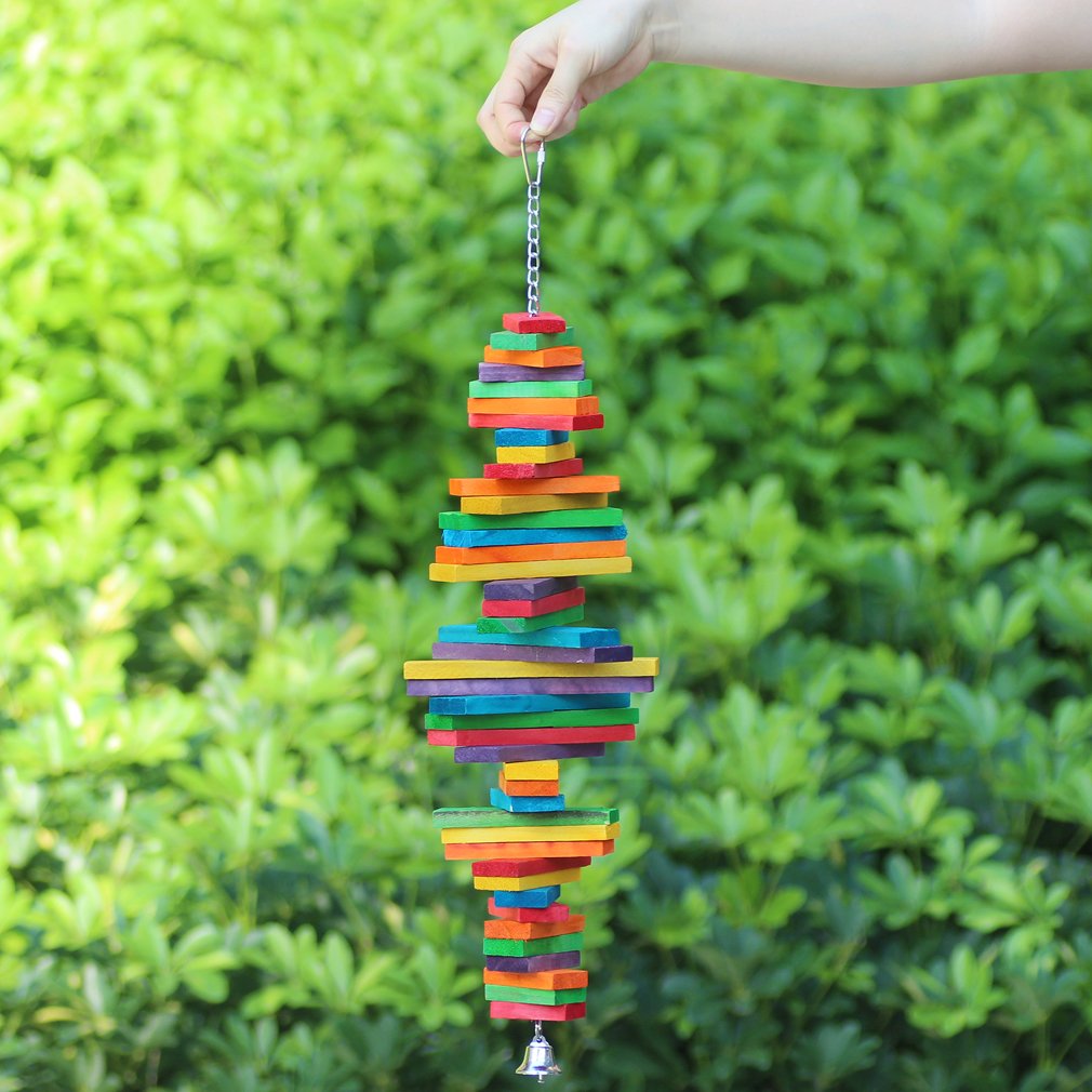 KINTOR Bird Toy beak grinding design encourages conditioning safely