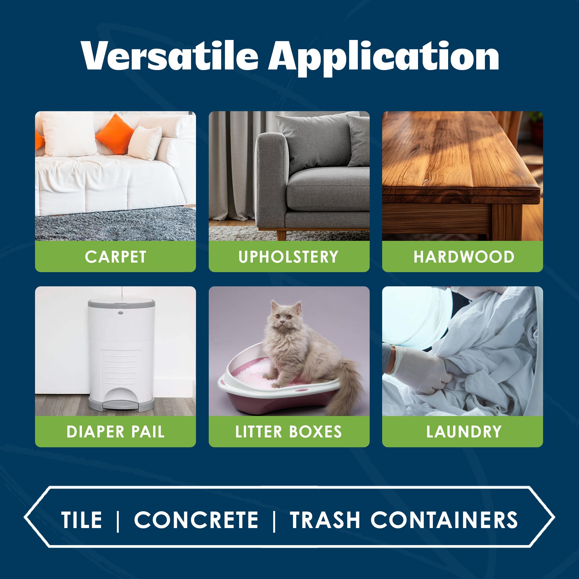 Applying it on carpet creates a fresh, odor-free feel after treatment.