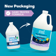 Kinzua Urine B-Gone spray demonstrates easy spot treatment on fabrics
