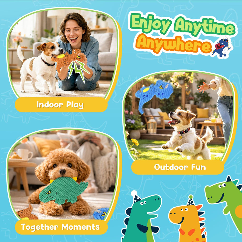 KIPRITII dinosaur no-stuffing toy indoor-outdoor use supports versatile play.