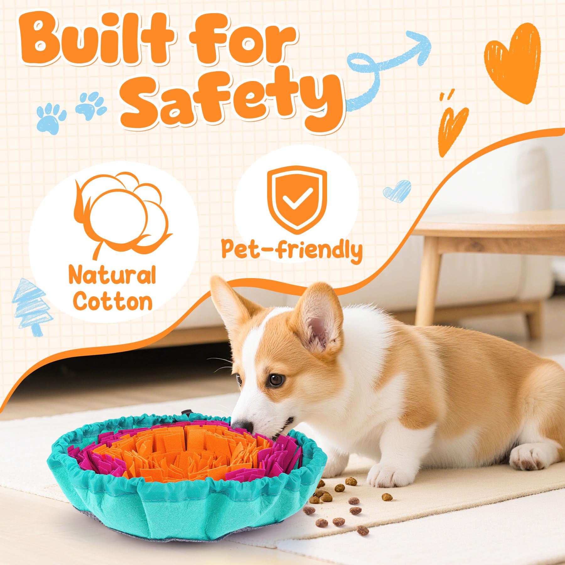 Kipritii lick mat design promotes slower eating and mental engagement during meals