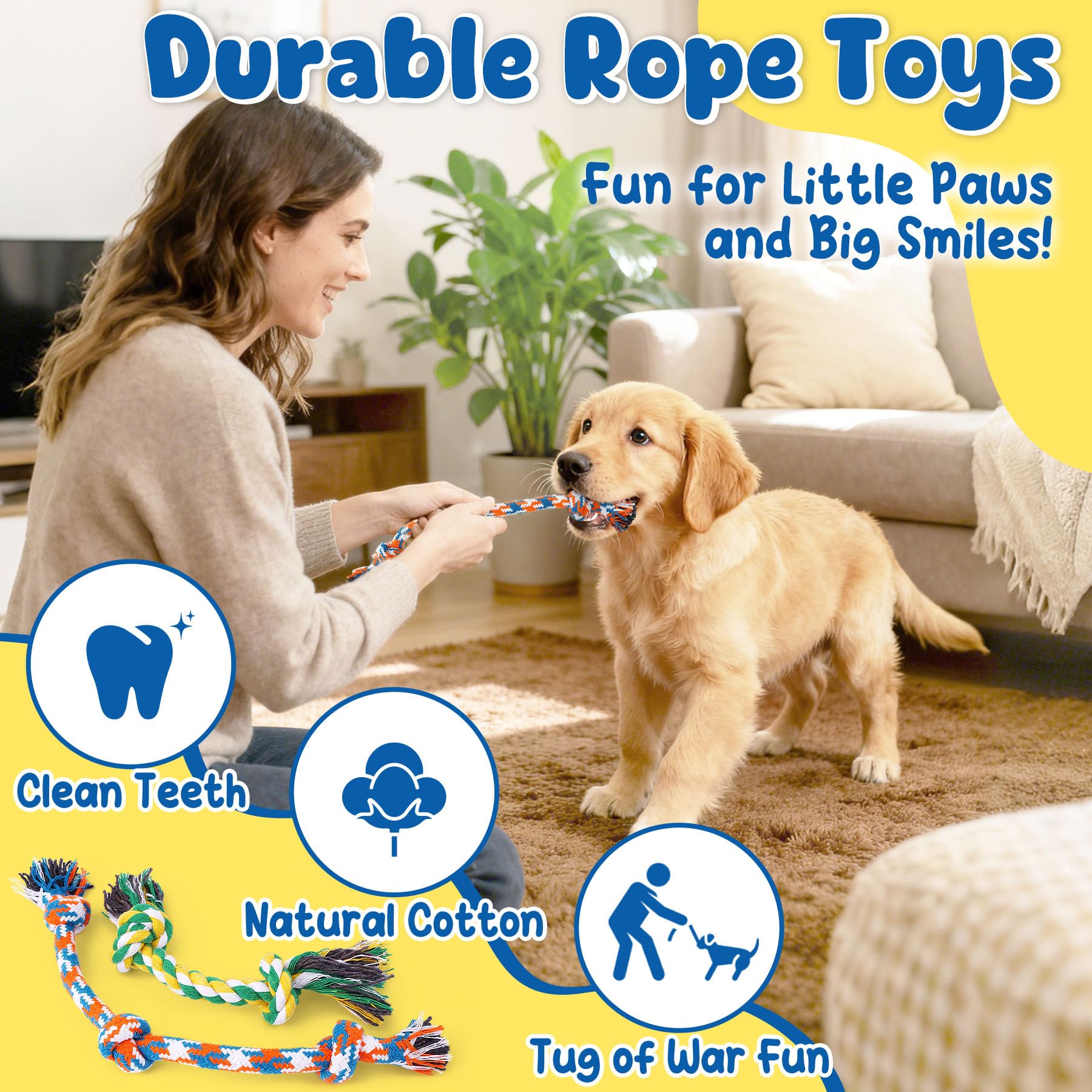 KIPRITII plush squeaky toy 2 offers variety and extended amusement.