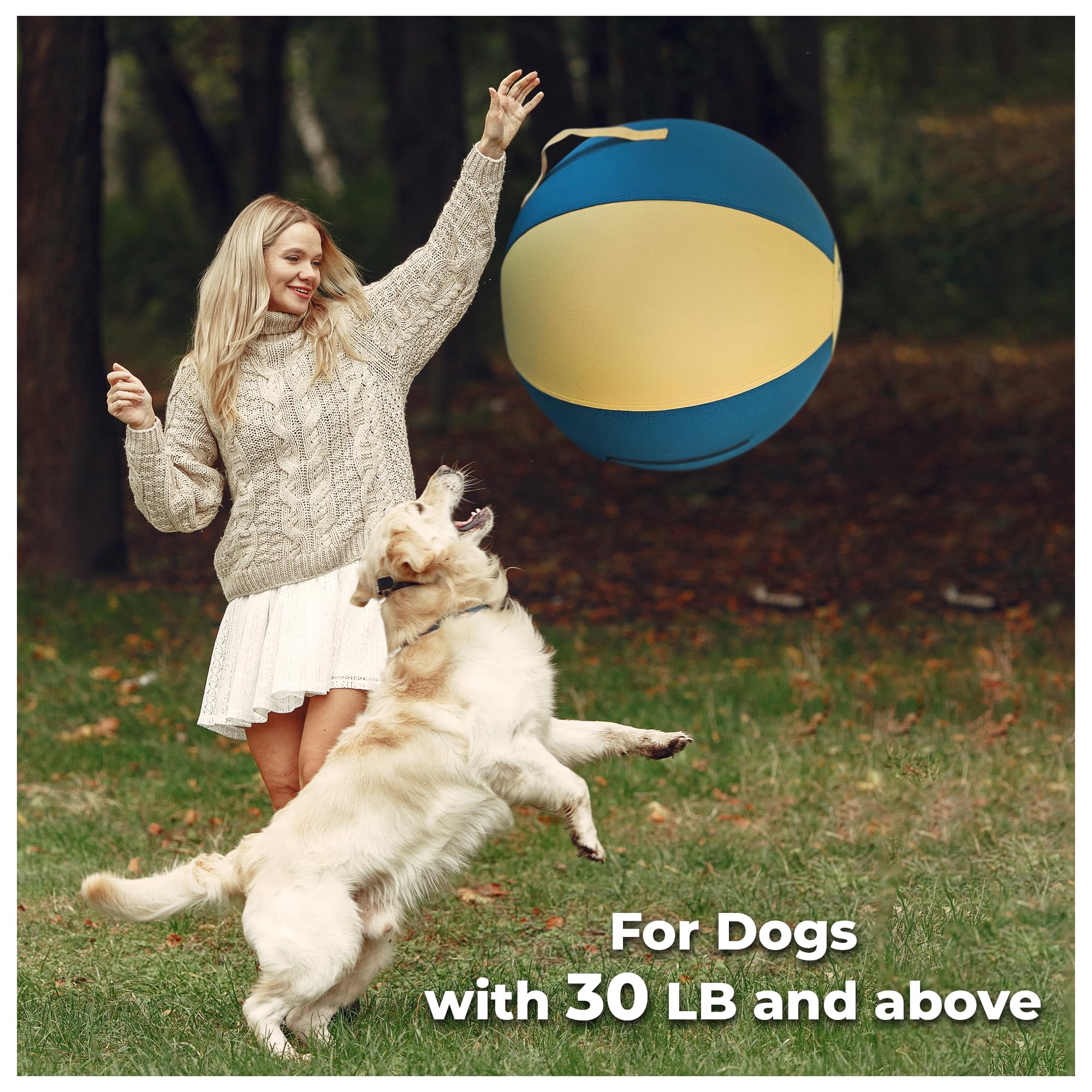 KipSip Herding Ball supports focused training for large dogs
