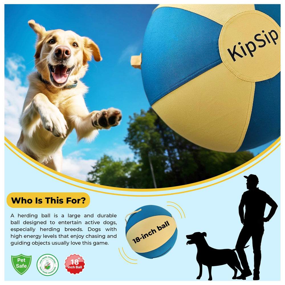 KipSip Herding Ball pump kit enables quick setup and reliable inflation