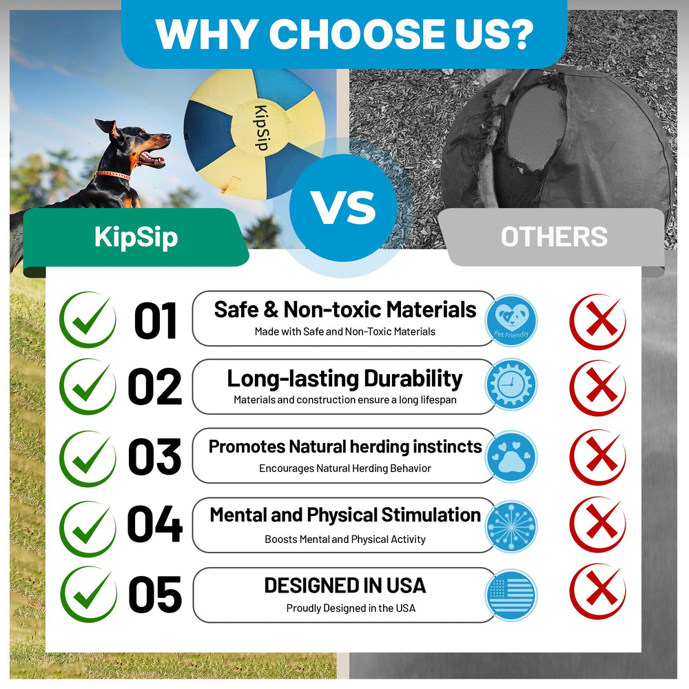 KipSip Herding Ball textured cover improves grip on varied surfaces