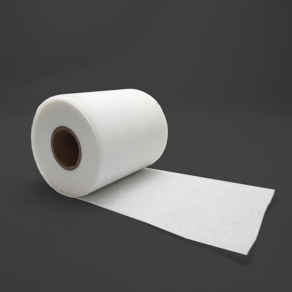 Durable Kipwake fleece roll with 66 ft length for longer service between changes.