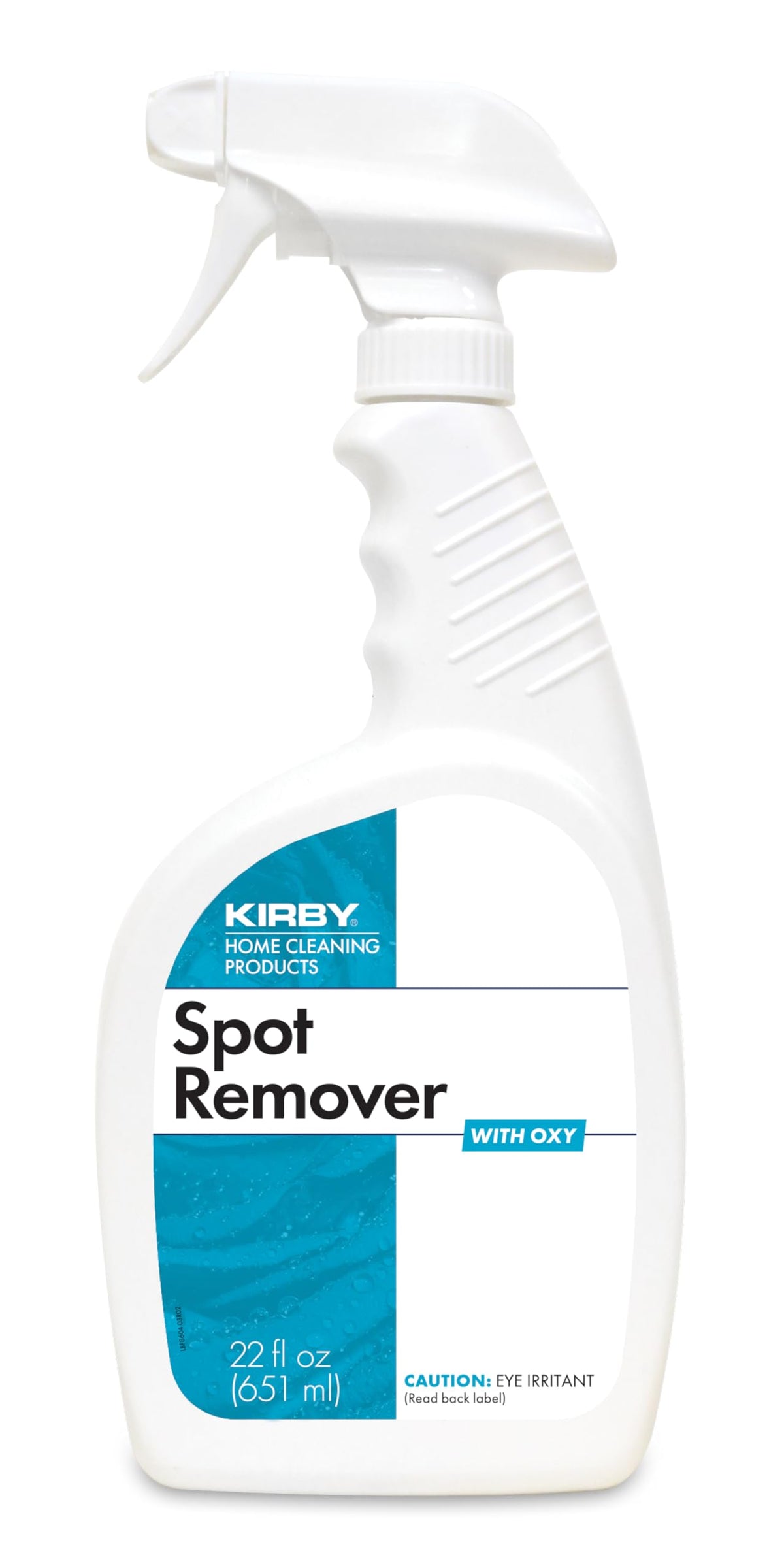 Kirby Pet Stain Remover spray bottle targets urine stains on carpets and upholstery.