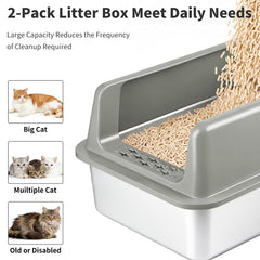 Kirecoo non-stick stainless steel surface reduces cling and makes cleaning quicker.