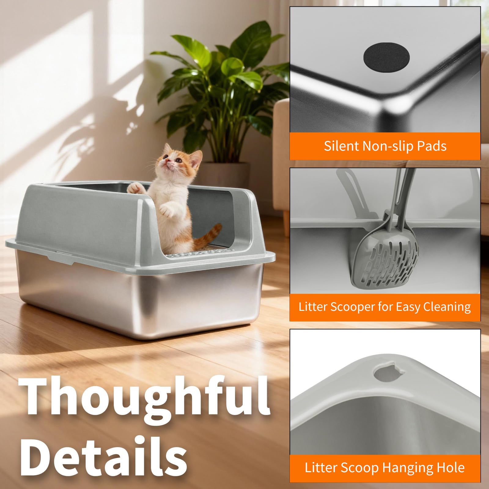 Kirecoo versatile steel box doubles as a pet bath or storage container.