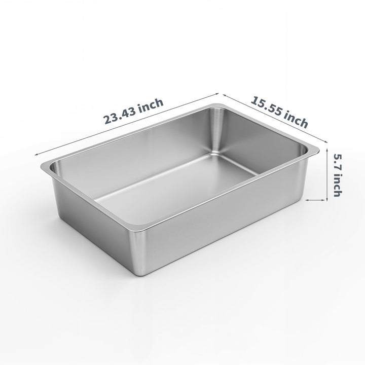 Kirecoo XL high-sides design reduces spills and contains litter inside