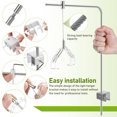 Kisangel dual-direction adjustment enables easy height and position refinement.