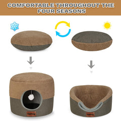 KISIMUY cushion linen side stays cool for year-round comfort.