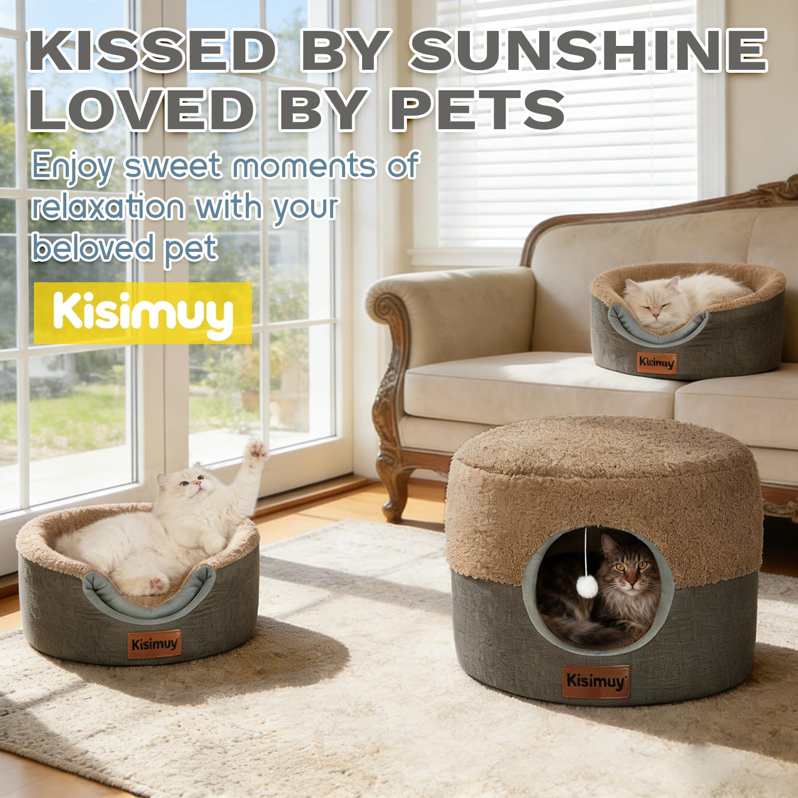 KISIMUY bed suitable for small dogs and puppies too.